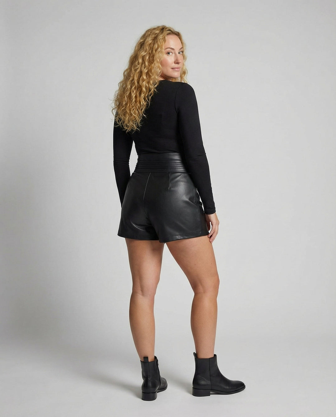 Stylish Buckle Shorts Women