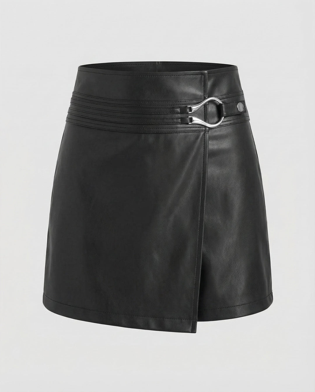 Stylish Buckle Shorts Women
