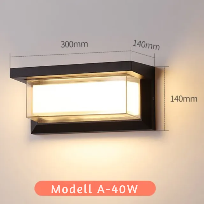 Modern outdoor wall light for garden and terrace |