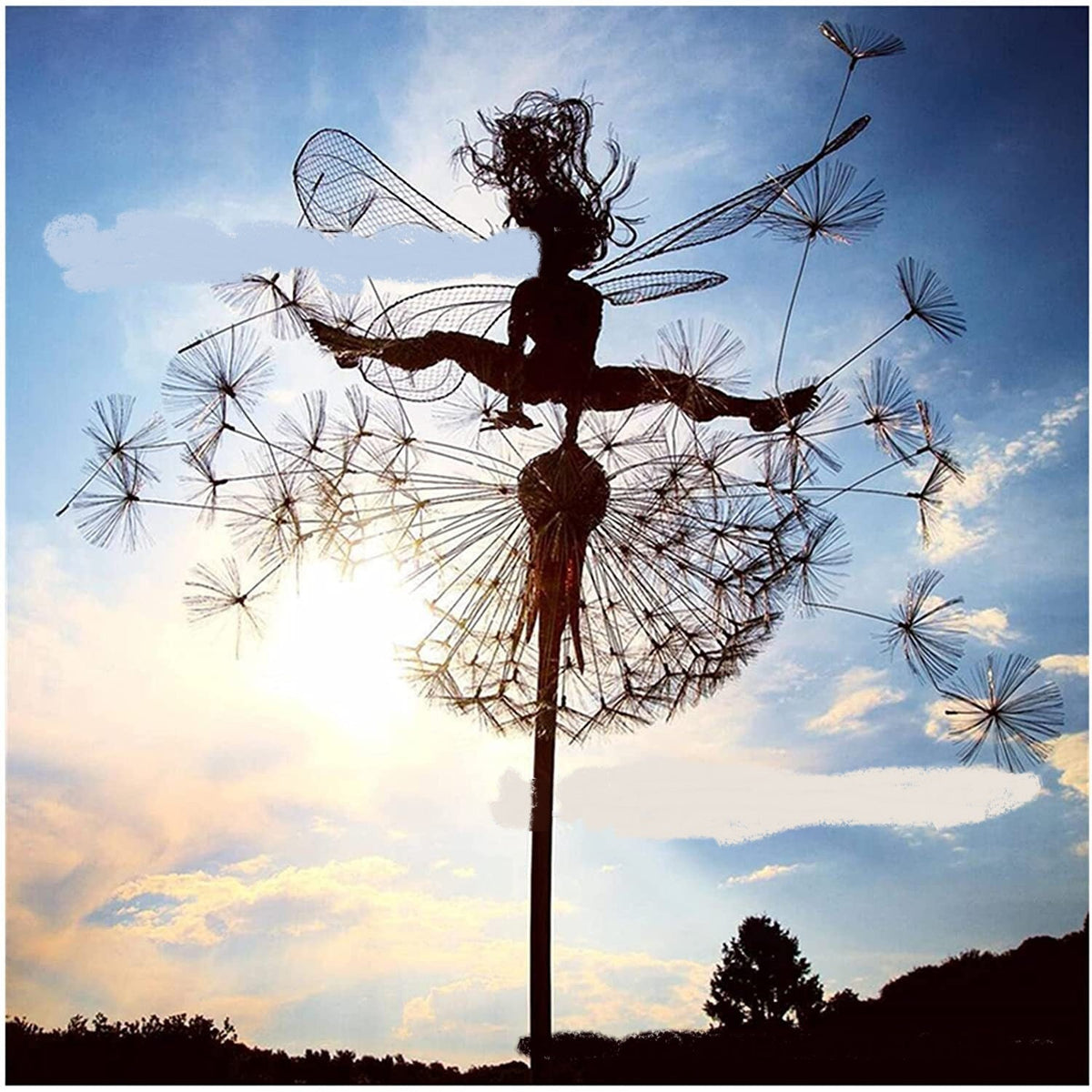Flower fairy garden miniature sculptures fairy garden mythical fairy Happy Growers