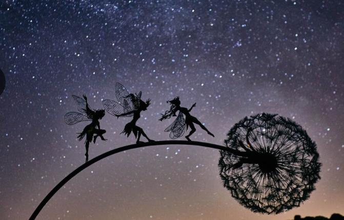 Flower fairy garden miniature sculptures fairy garden mythical fairy Happy Growers