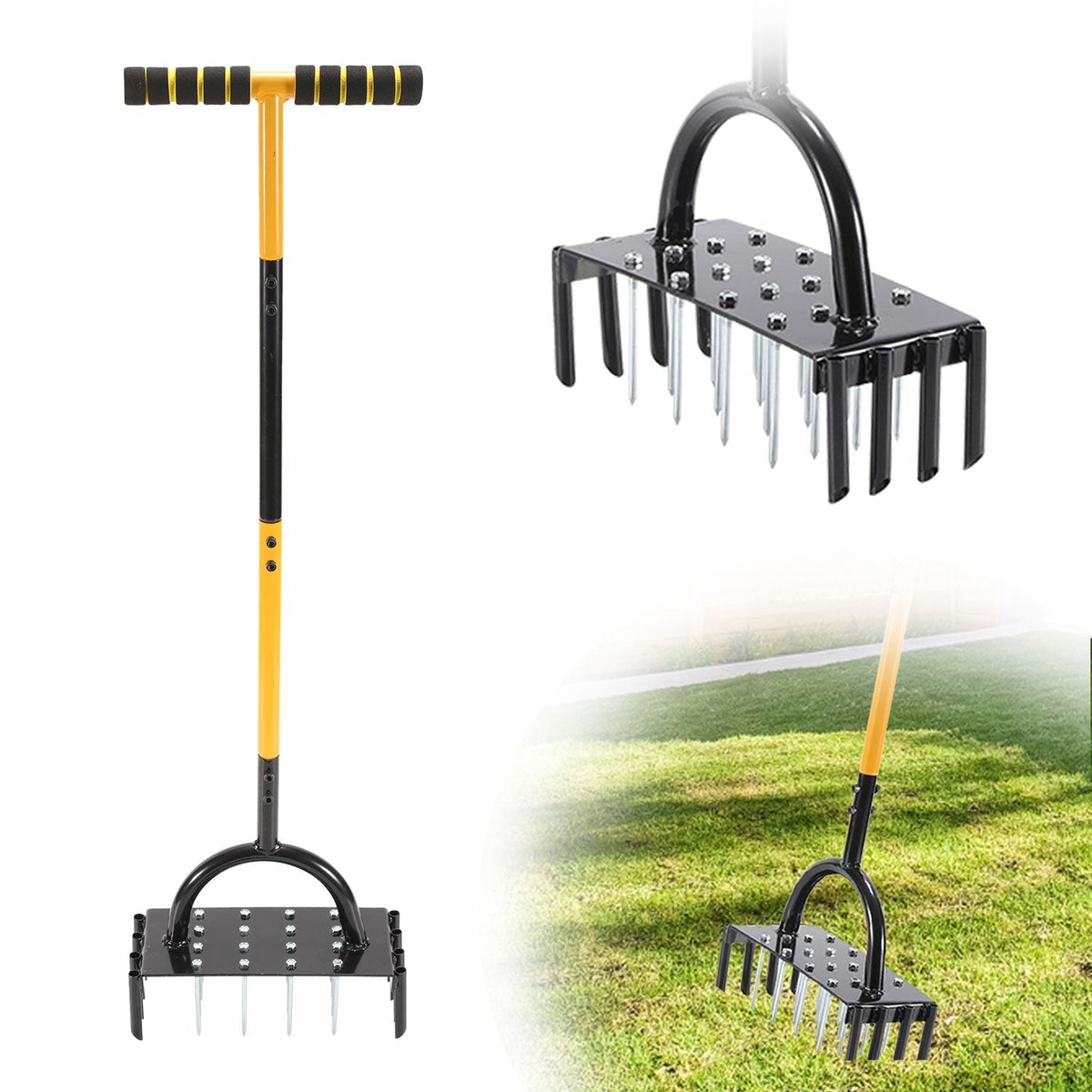 Lawn aerator aerifier verticutter for compacted soils | House Growers