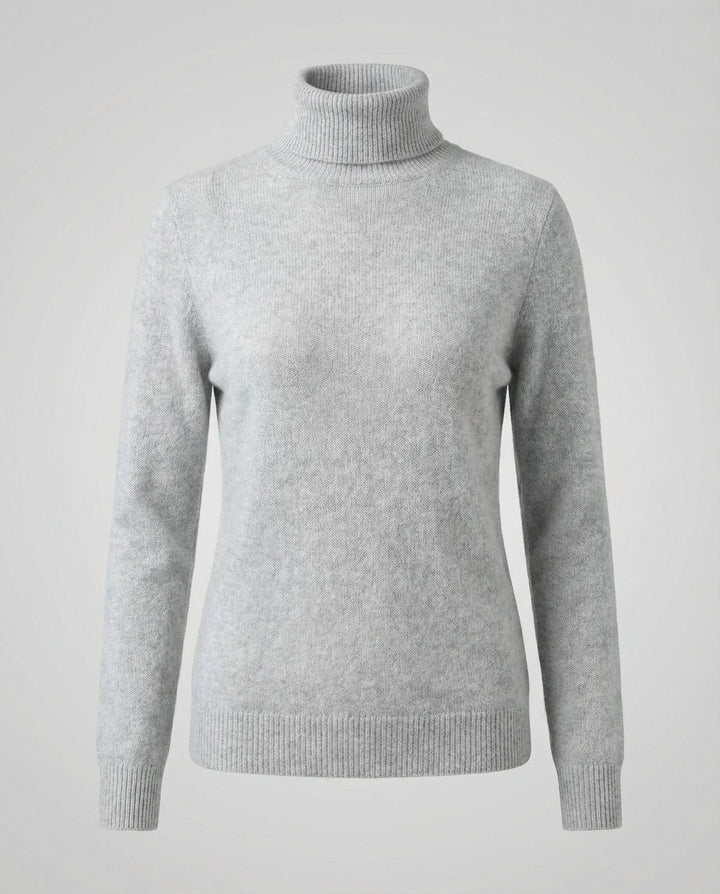 Soft Cashmere Roll Neck Sweater Women