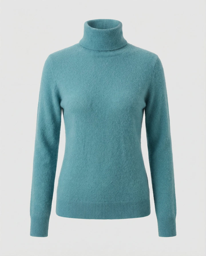 Soft Cashmere Roll Neck Sweater Women
