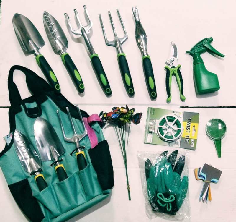 House Growers | Garden Tool Set with Bag – Complete Set for Plant Care and Gardening