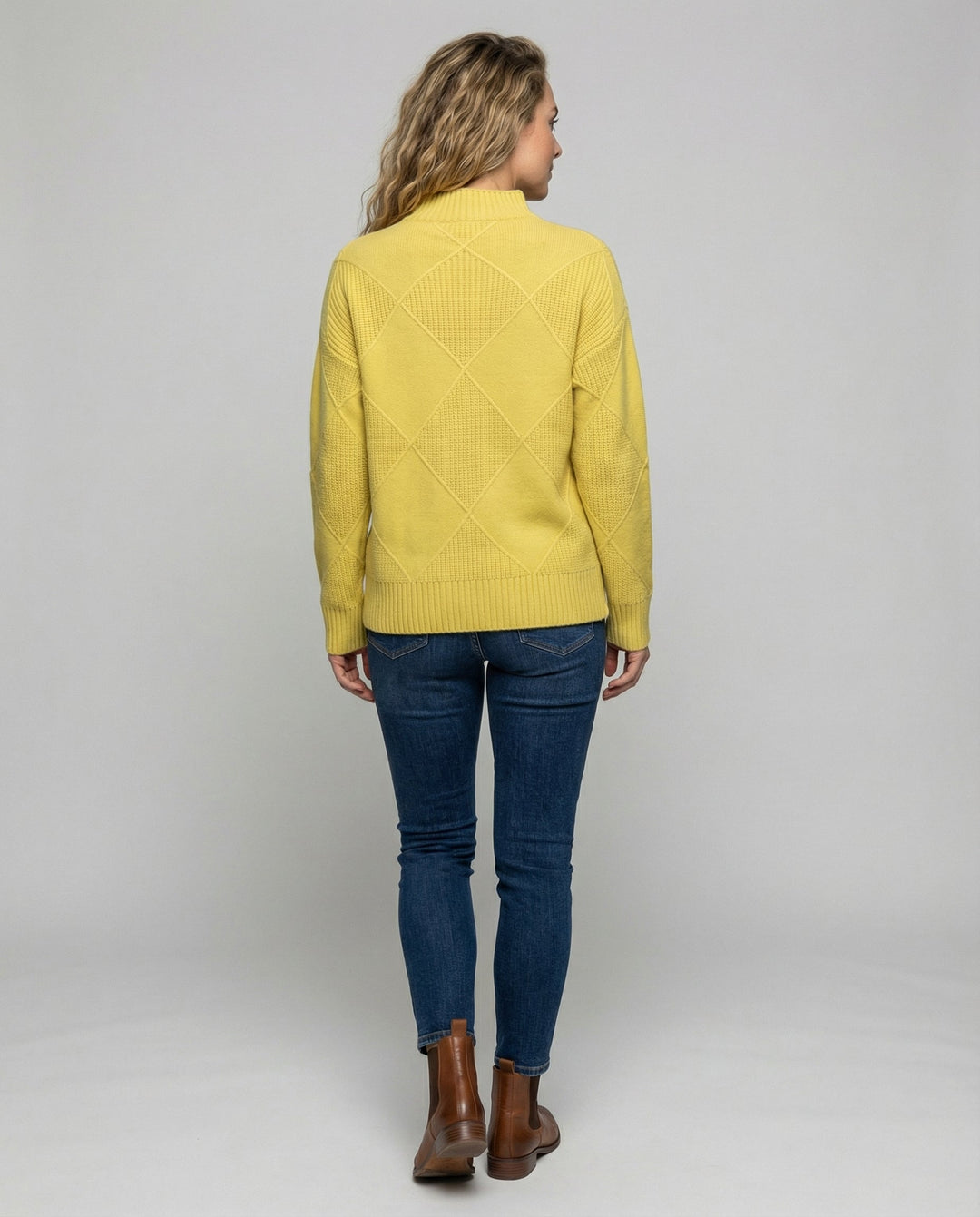 Soft Cashmere Roll Neck Sweater Women