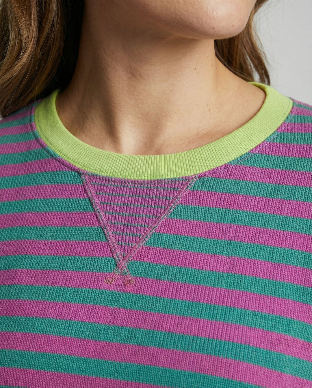 Striped Oversized Sweater Women
