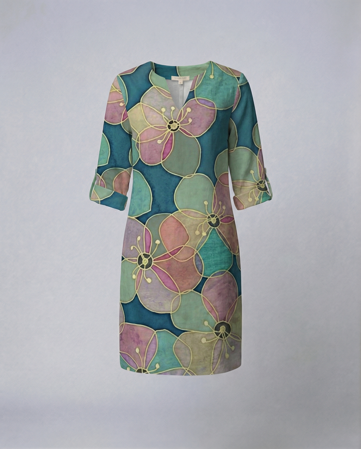 Elegant Flower Dress Women
