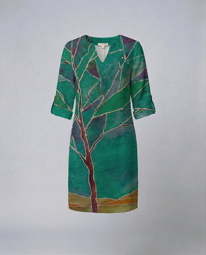 Elegant Flower Dress Women