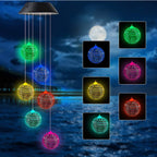 LED Solar Butterfly Wind Chime Garden Hanging Light Happy Growers