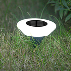 Modern Simplicity Solar Waterproof PP PS Round Conic LED Landscape Lighting Outdoor Light For Garden |