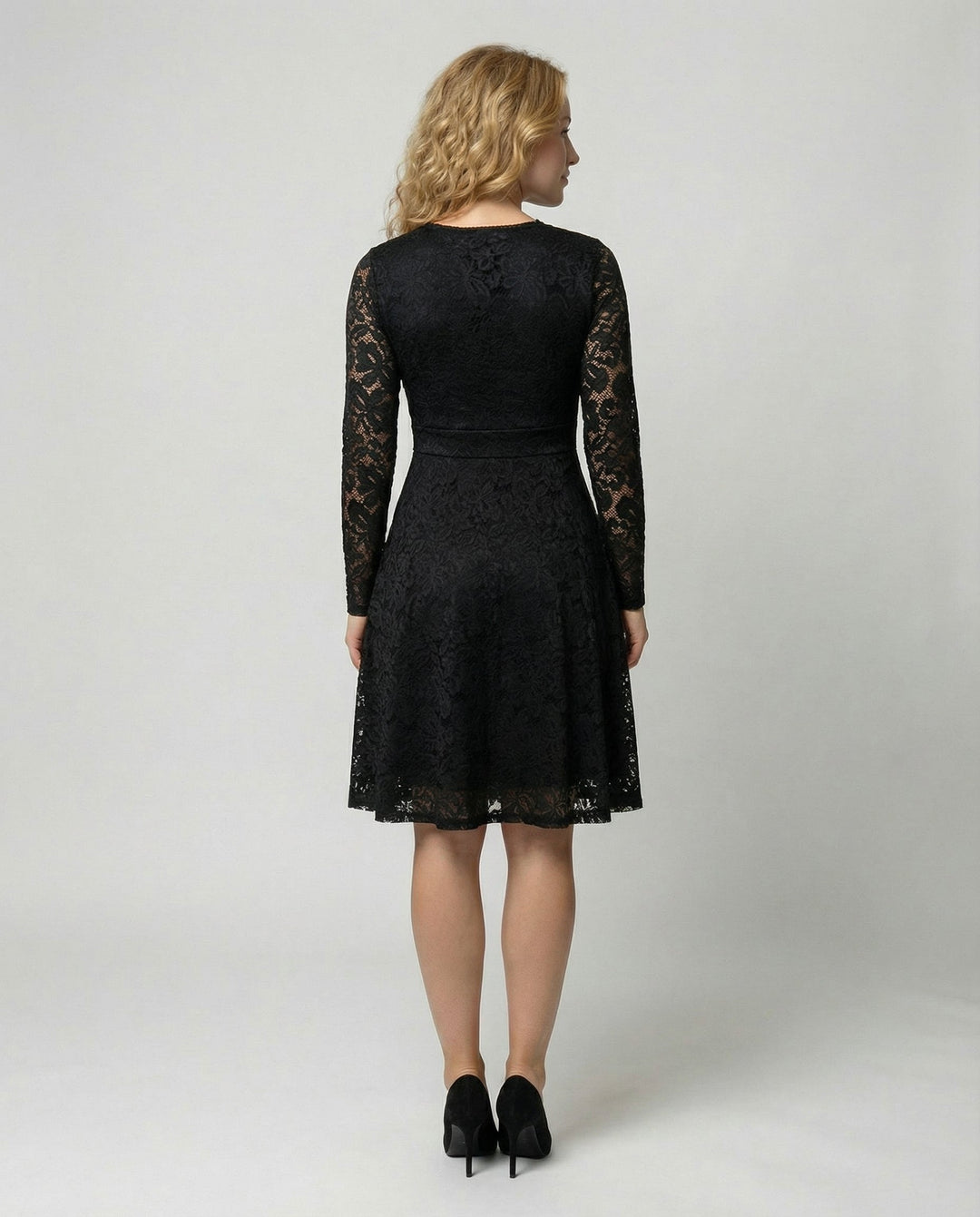Elegant lace dress women
