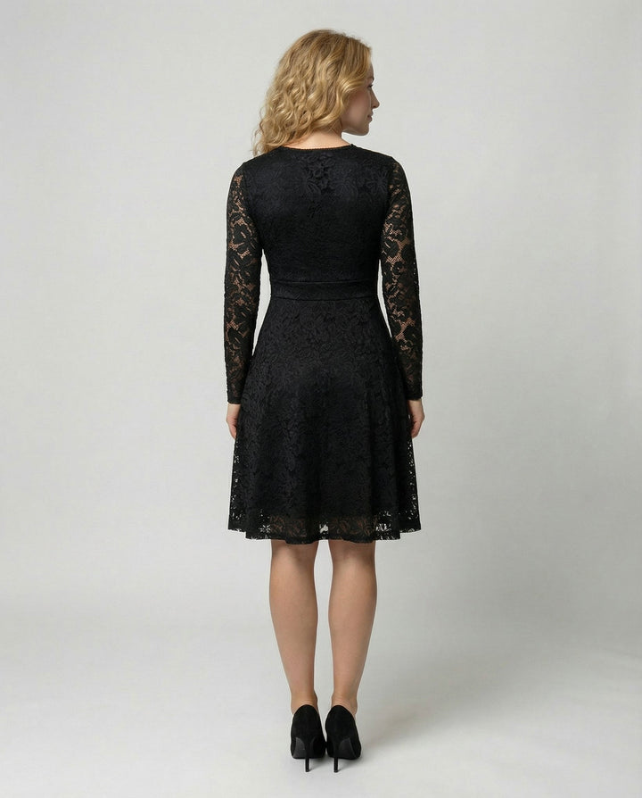 Elegant lace dress women