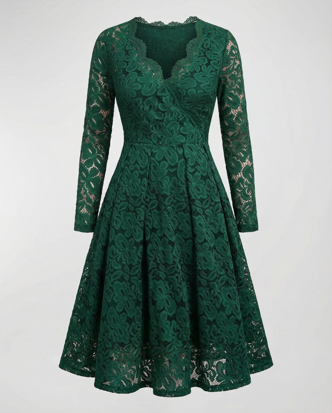Elegant lace dress women