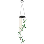 LED Solar Butterfly Wind Chime Garden Hanging Light Happy Growers