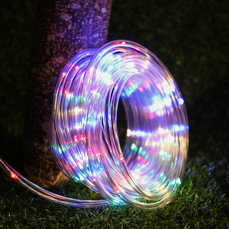 Flexible Waterproof LED Rope Light Clear PVC Tube Low-Voltage Outdoor Decorative Strand