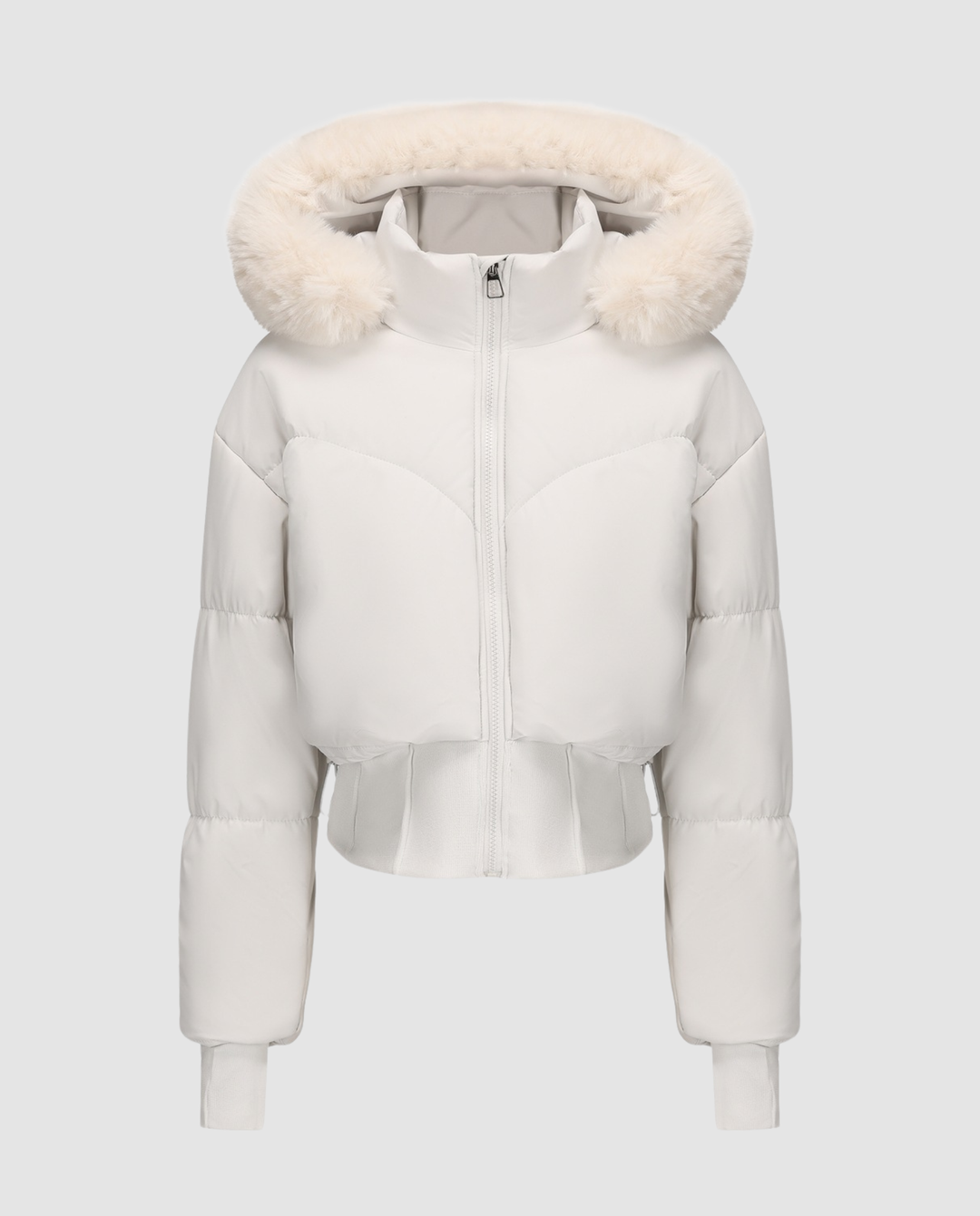 Stylish Warm Cropped Down Jacket Women