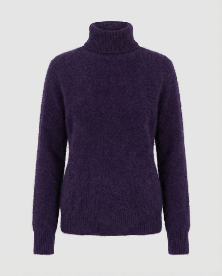 Soft Cashmere Roll Neck Sweater Women