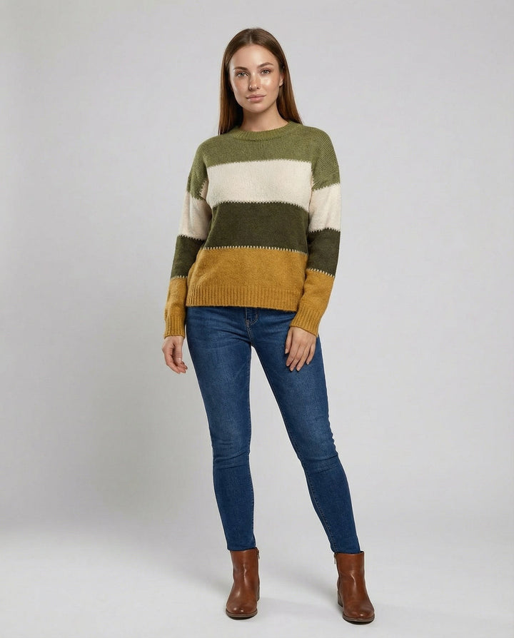 Striped Women's Sweatshirt