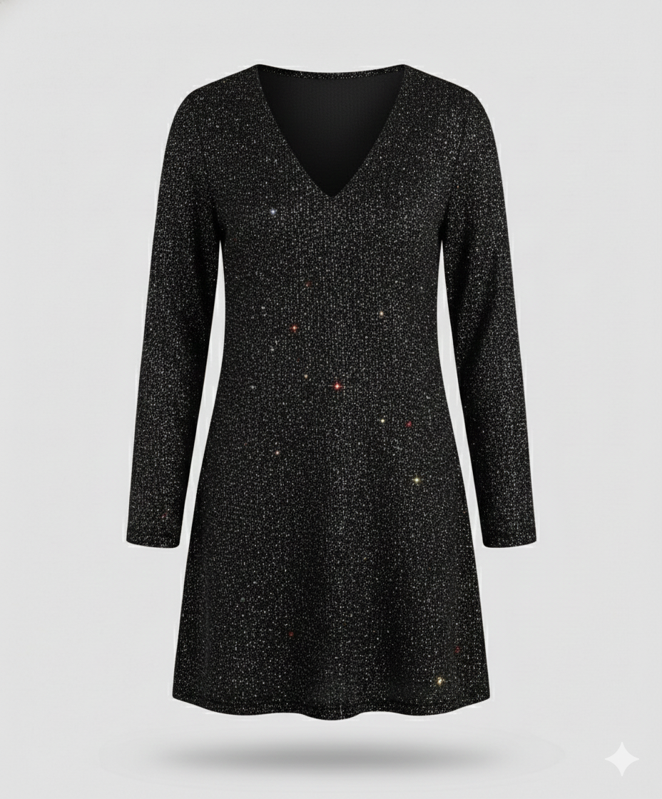 Women's Sequin Dress Long Sleeve