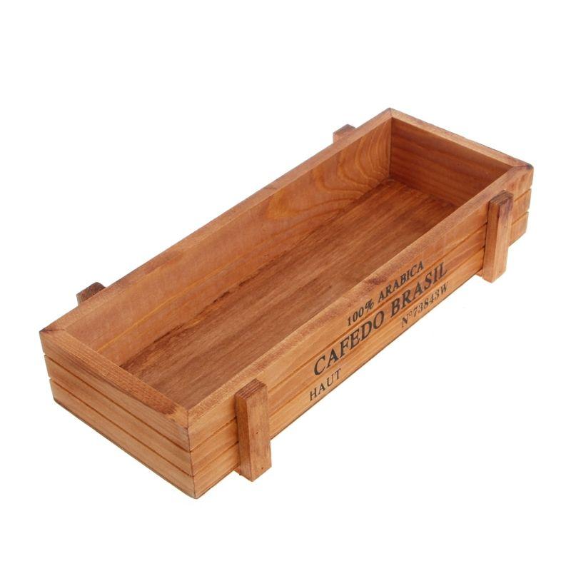 Happy Growers | Vintage Wooden Succulent Planter Box
