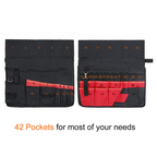 House Growers | 42-Pocket Multifunctional Garden Tool Storage Bag – Large Storage for Tools