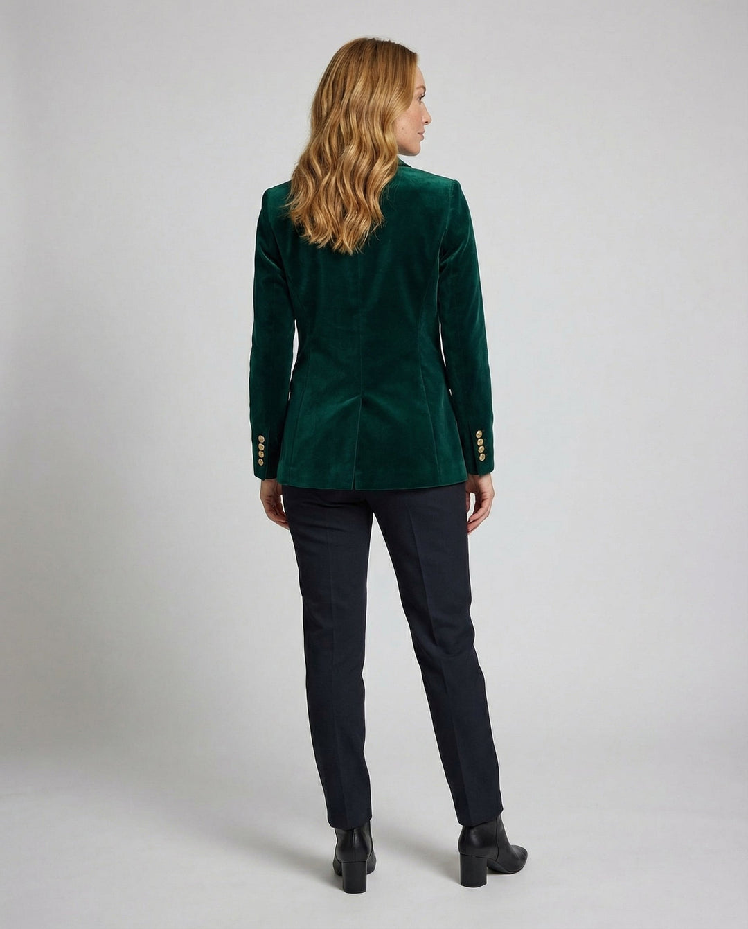 Elegant Women's Velvet Blazer