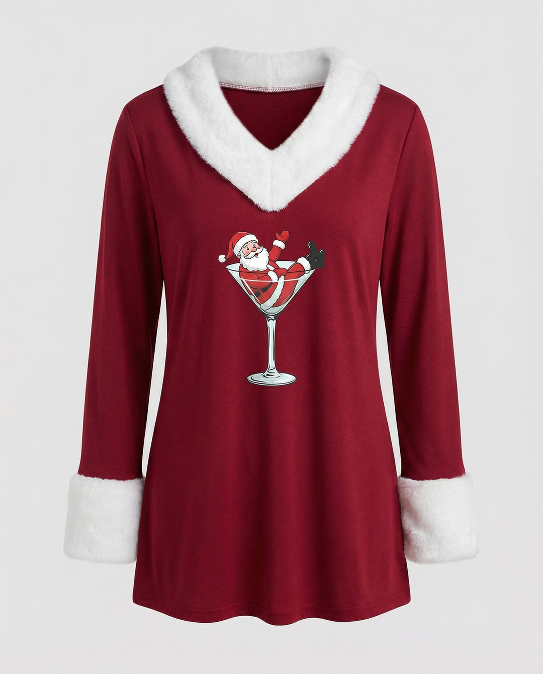 Christmas Top Plush Women