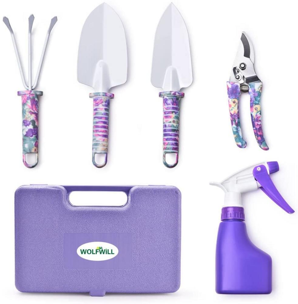 House Growers | Colorful Garden Tool Set with 10 Pieces – Ergonomic Tools for Gardening