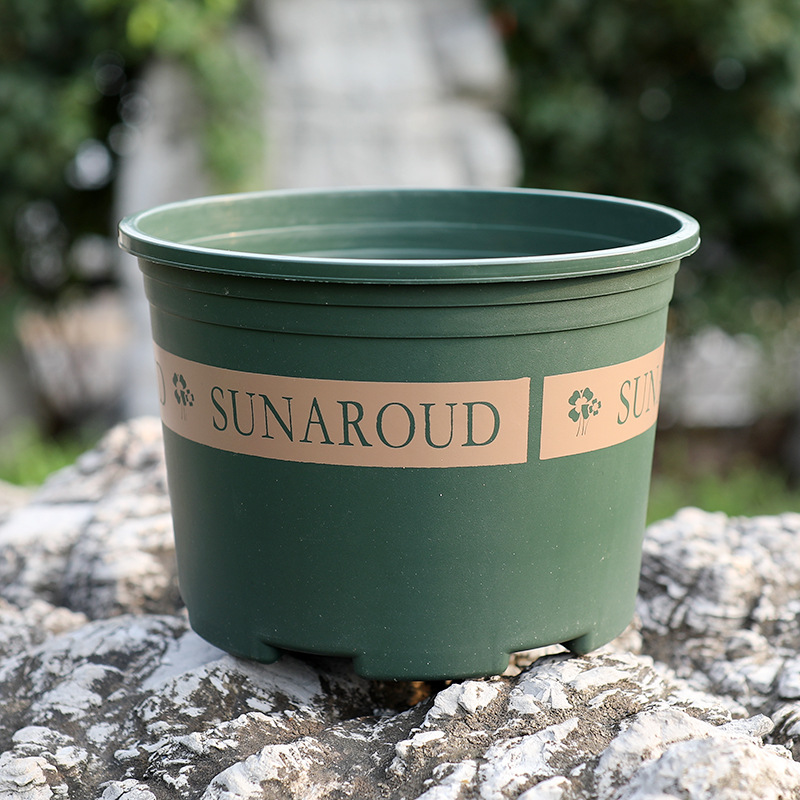 Happy Growers | Robust Plant Pot Made of Plastic – Weatherproof Flower Pot for Garden and Balcony
