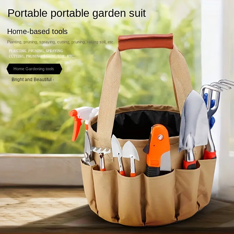 House Growers | Garden Tool Set with Carrying Bag – 10-piece Set for Garden Care