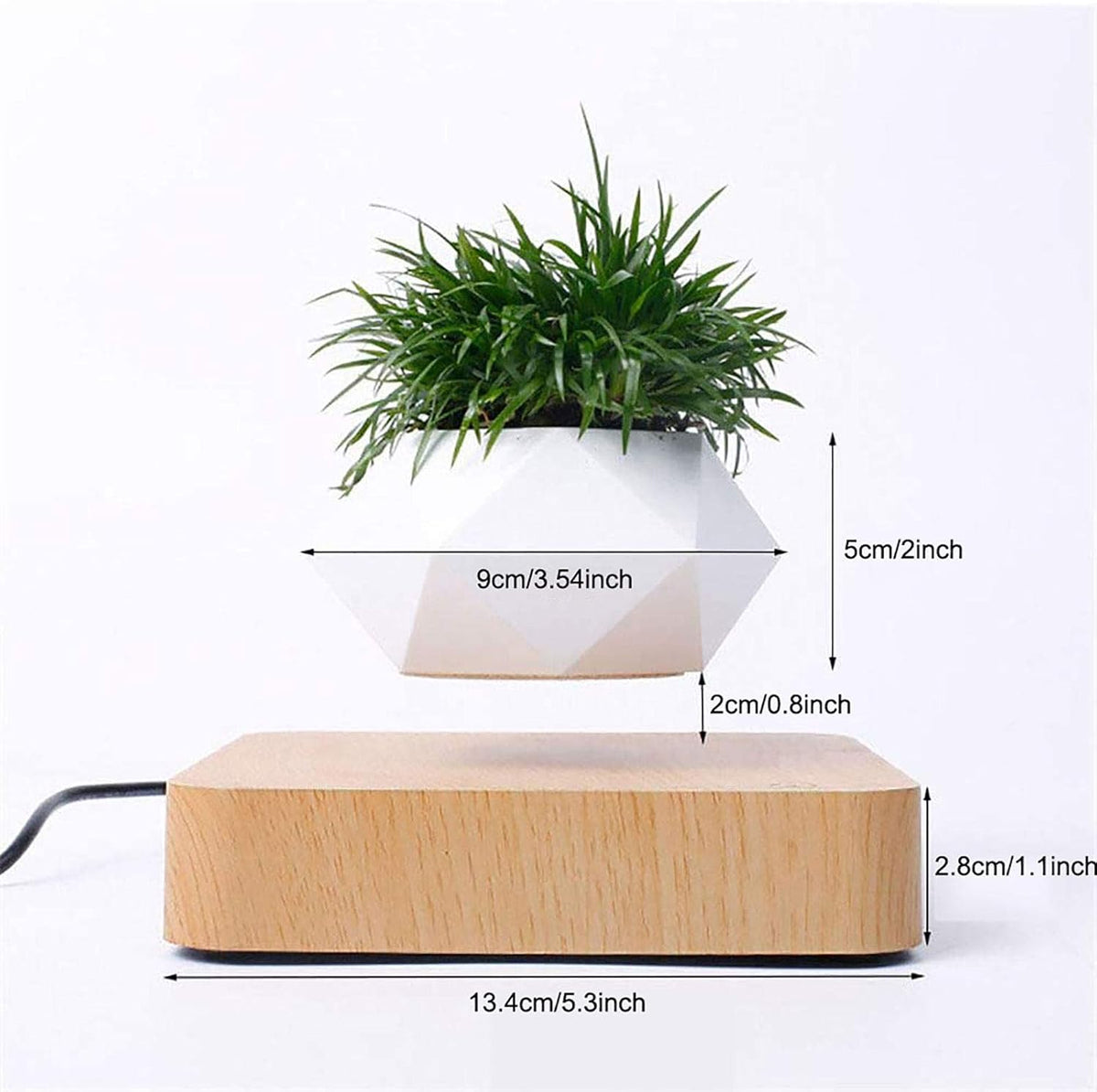 Happy Growers | Levitating Plant Pot – Magnetic Floating Planter