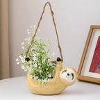 Happy Growers | Sloth Hanging Ceramic Wall Vase
