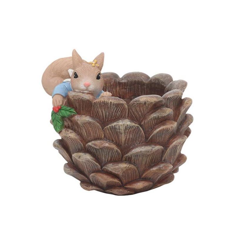 Happy Growers | Cartoon Squirrel Succulent Flower Pot