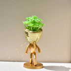Happy Growers | Mirror Disco Walking Man Planter Pot