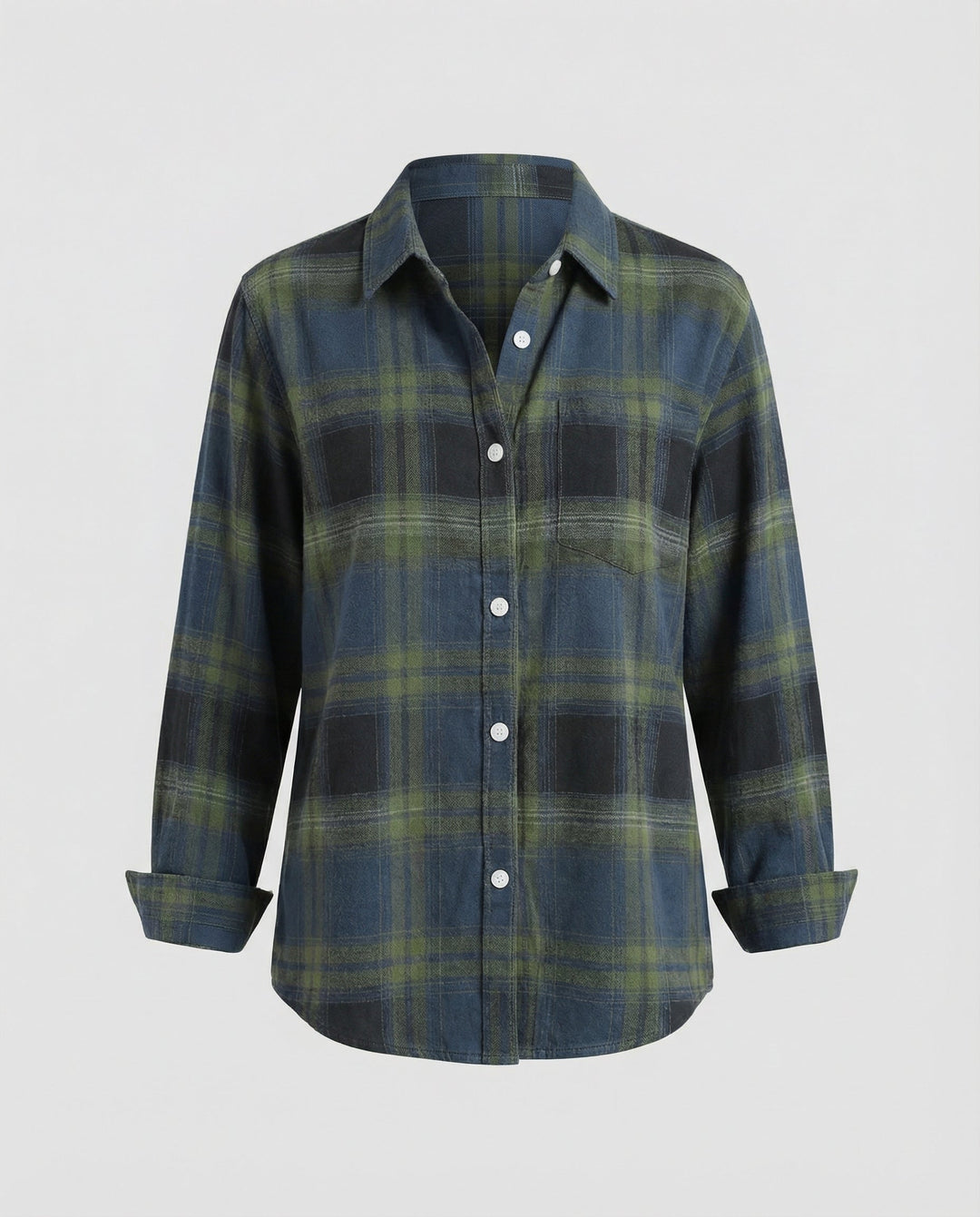 Women Check Pattern Blouse