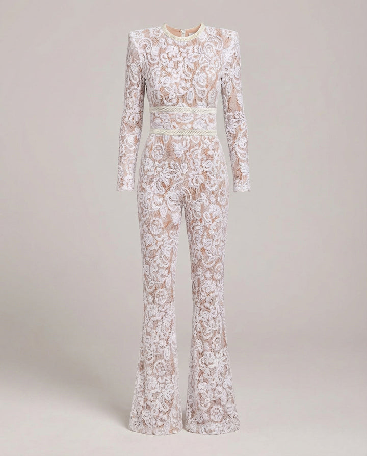 Elegant Lace Overall Women
