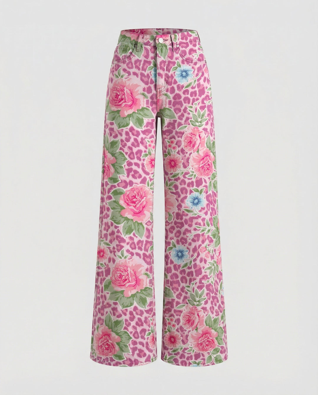 Floral Wide Women's Jeans