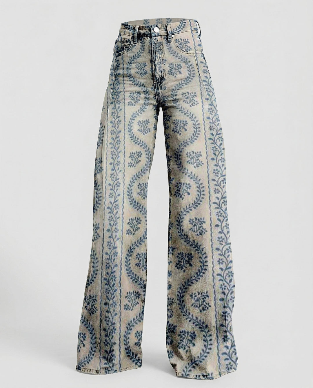 Floral Wide Women's Jeans