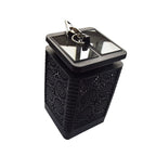 Contemporary Retro Solar Waterproof Rectangular Lantern Flame ABS LED Landscape Lighting Outdoor Light For Outdoor |
