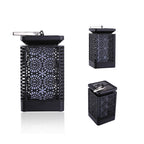 Contemporary Retro Solar Waterproof Rectangular Lantern Flame ABS LED Landscape Lighting Outdoor Light For Outdoor |