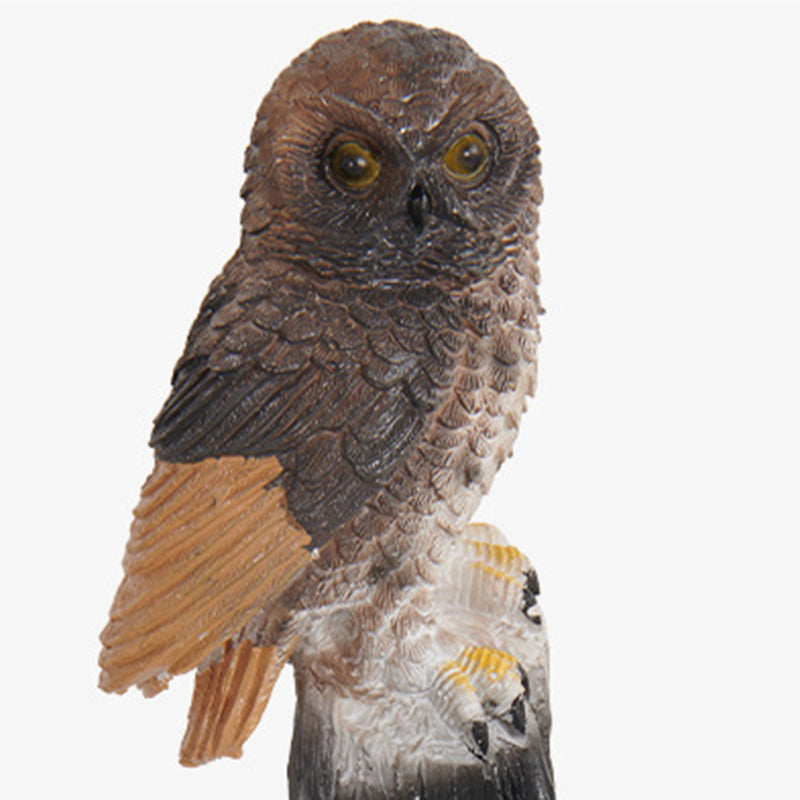 Modern Art Deco Waterproof Solar Resin PP Owl LED Landscape Lighting Outdoor Light For Outdoor Patio |