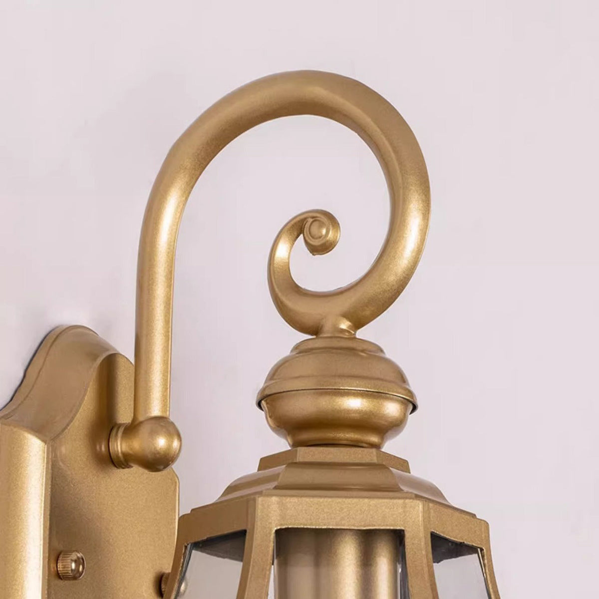 Contemporary Nordic Round Court Waterproof Glass Hardware 1-Light Wall Sconce Lamp For Outdoor Patio |