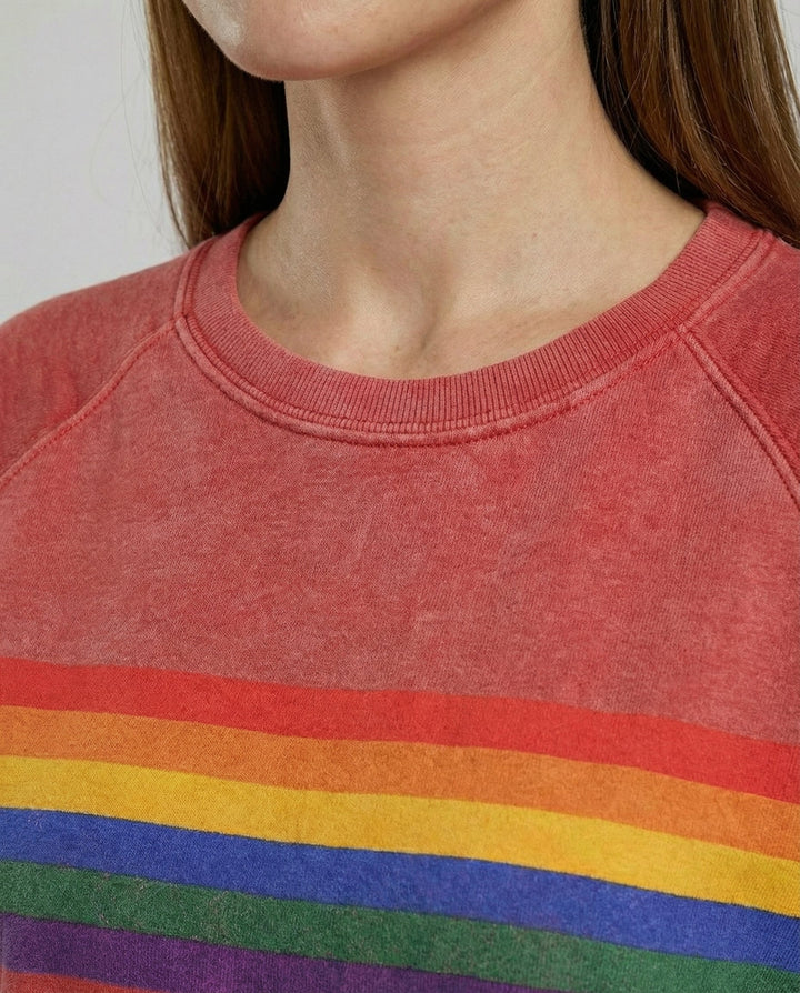Soft Rainbow Sweater Women
