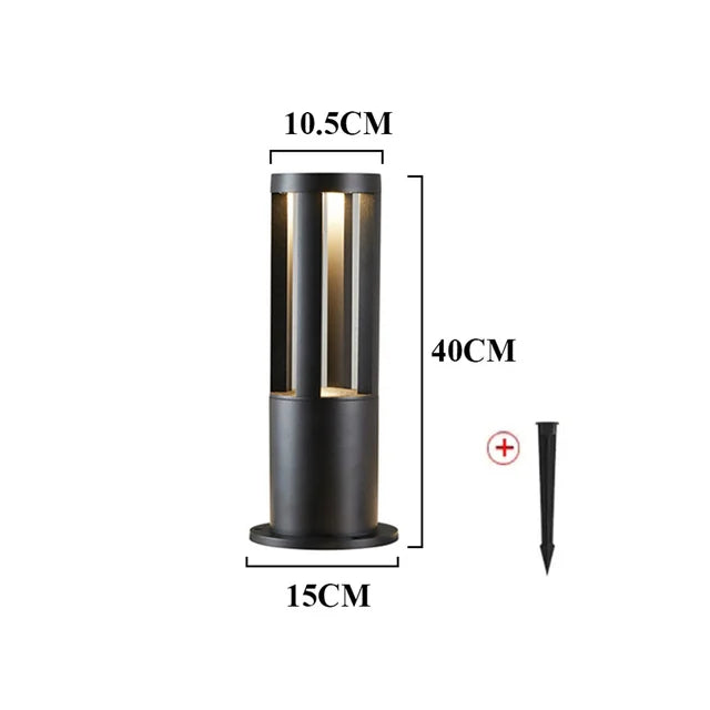 StoneGlow - Energy-efficient LED Garden Post Lamp | Waterproof and Modern Outdoor Lighting |