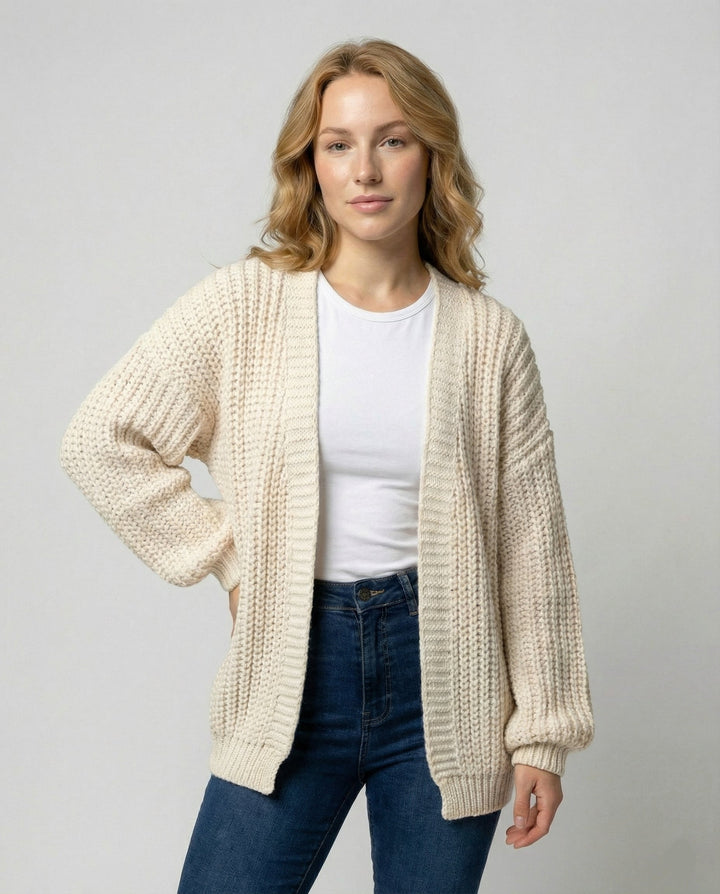 Comfortable cardigan women long sleeve