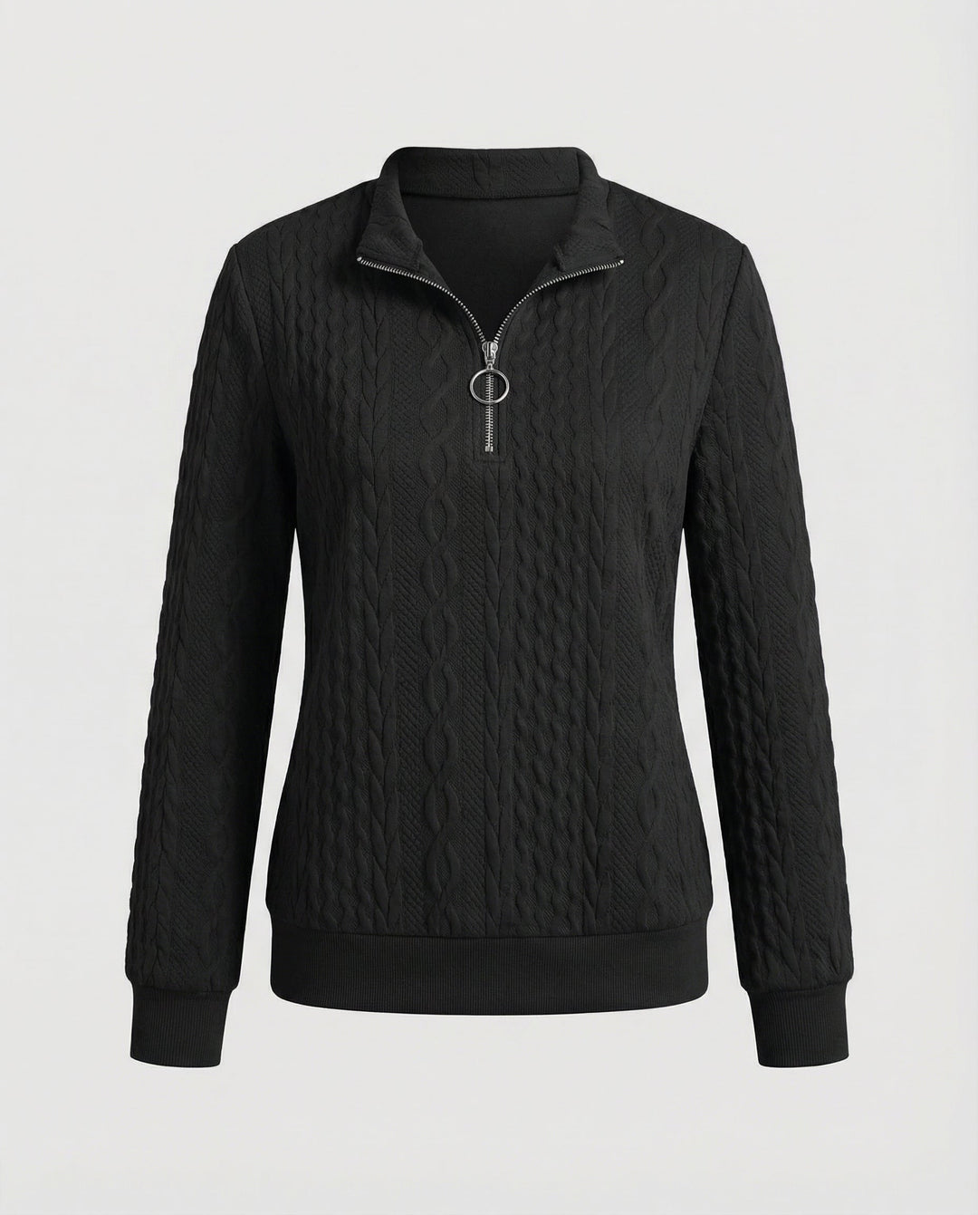 Structured knit casual pullover women's