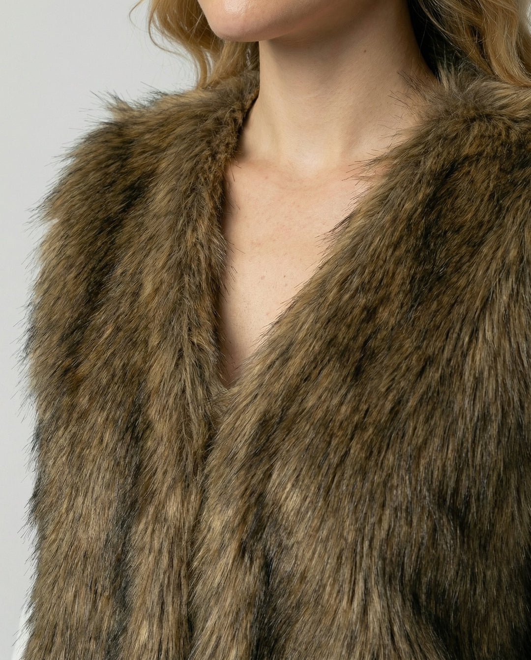 Faux Fur Vest Women