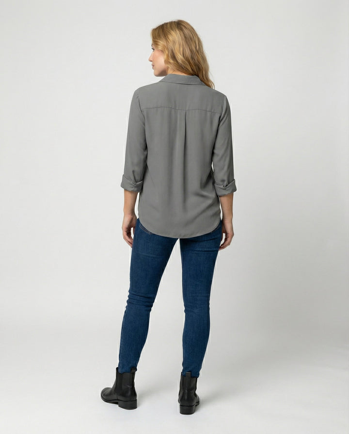 Elegant ladies blouse long sleeve