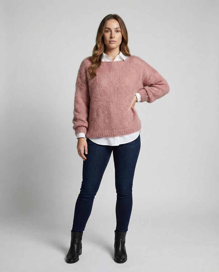 Colorful Carmen sweater women